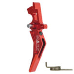 CNC Aluminum Advanced Trigger (Style B) (Red) for M16 AEG Series - obrazek 4