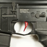 CNC Aluminum Advanced Trigger (Style B) (Red) for M16 AEG Series - obrazek 5