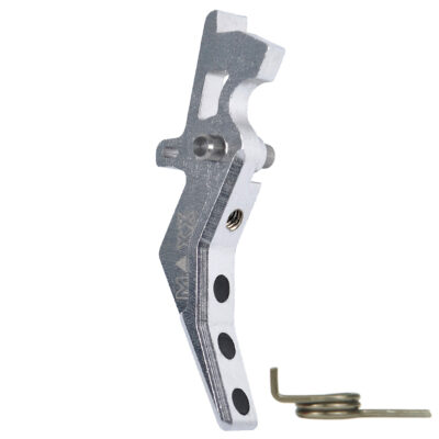Alternative view of CNC Aluminum Advanced Trigger (Style B) (Silver) for M16 AEG Series