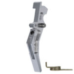 CNC Aluminum Advanced Trigger (Style B) (Silver) for M16 AEG Series - obrazek 3
