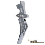 CNC Aluminum Advanced Trigger (Style B) (Silver) for M16 AEG Series - obrazek 4