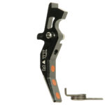 CNC Aluminum Advanced Trigger (Style C) (Black) for M16 AEG Series - obrazek 2