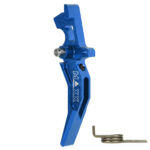 CNC Aluminum Advanced Trigger (Style C) (Blue) for M16 AEG Series - obrazek 4