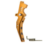 CNC Aluminum Advanced Trigger (Style C) (Dark Earth) for M16 AEG Series - obrazek 2