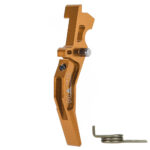 CNC Aluminum Advanced Trigger (Style C) (Dark Earth) for M16 AEG Series - obrazek 3