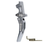 CNC Aluminum Advanced Trigger (Style C) (Silver) for M16 AEG Series - obrazek 4