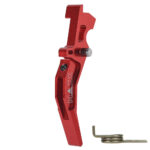 CNC Aluminum Advanced Trigger (Style C) (Red) for M16 AEG Series - obrazek 3