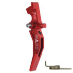 CNC Aluminum Advanced Trigger (Style C) (Red) for M16 AEG Series - obrazek 4