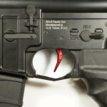 CNC Aluminum Advanced Trigger (Style C) (Red) for M16 AEG Series - obrazek 5