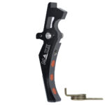 CNC Aluminum Advanced Trigger (Style D) (Black) for M16 AEG Series - obrazek 2