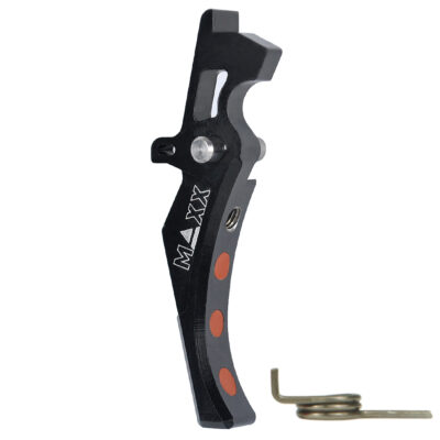Alternative view of CNC Aluminum Advanced Trigger (Style D) (Black) for M16 AEG Series