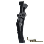 CNC Aluminum Advanced Trigger (Style D) (Black) for M16 AEG Series - obrazek 3
