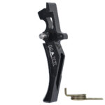 CNC Aluminum Advanced Trigger (Style D) (Black) for M16 AEG Series - obrazek 4