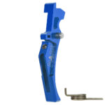 CNC Aluminum Advanced Trigger (Style D) (Blue) for M16 AEG Series - obrazek 3