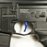 CNC Aluminum Advanced Trigger (Style D) (Blue) for M16 AEG Series - obrazek 5