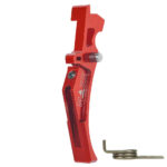 CNC Aluminum Advanced Trigger (Style D) (Red) for M16 AEG Series - obrazek 3