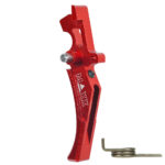 CNC Aluminum Advanced Trigger (Style D) (Red) for M16 AEG Series - obrazek 4