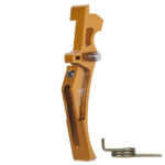 CNC Aluminum Advanced Trigger (Style D) (Dark Earth) for M16 AEG Series - obrazek 3