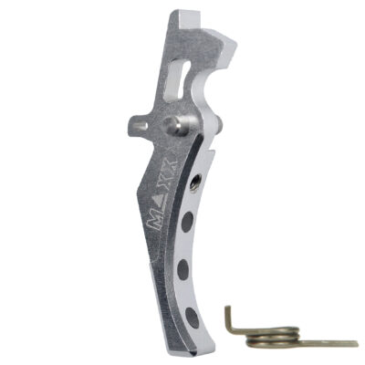 Alternative view of CNC Aluminum Advanced Trigger (Style D) (Silver) for M16 AEG Series