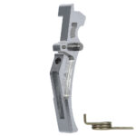 CNC Aluminum Advanced Trigger (Style D) (Silver) for M16 AEG Series - obrazek 3