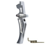 CNC Aluminum Advanced Trigger (Style D) (Silver) for M16 AEG Series - obrazek 4