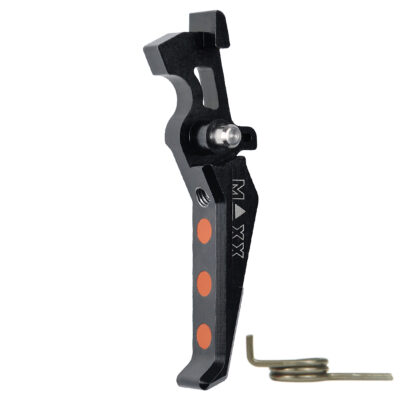 CNC Aluminum Advanced Trigger (Style E) (Black) for M16 AEG Series