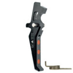 CNC Aluminum Advanced Trigger (Style E) (Black) for M16 AEG Series - obrazek 2