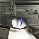 CNC Aluminum Advanced Trigger (Style E) (Blue) for M16 AEG Series - obrazek 5
