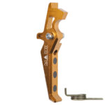 CNC Aluminum Advanced Trigger (Style E) (Dark Earth) for M16 AEG Series - obrazek 2