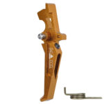 CNC Aluminum Advanced Trigger (Style E) (Dark Earth) for M16 AEG Series - obrazek 4