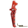 CNC Aluminum Advanced Trigger (Style E) (Red) for M16 AEG Series OD-A-MX-TRG001SER asgbox.pl