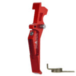 CNC Aluminum Advanced Trigger (Style E) (Red) for M16 AEG Series - obrazek 3