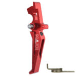 CNC Aluminum Advanced Trigger (Style E) (Red) for M16 AEG Series - obrazek 4