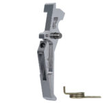 CNC Aluminum Advanced Trigger (Style E) (Silver) for M16 AEG Series - obrazek 3