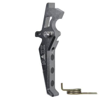 Alternative view of CNC Aluminum Advanced Trigger (Style E) (Titan) for M16 AEG Series