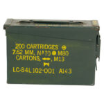 US Ammo Box CAL.30, 25x10x18 cm (used) - Green