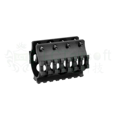 Alternative view of LCT 75mm RIS silencer rail