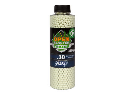 ASG BIO Open Blaster Tracer BBs 0.30g, 3300 BBs - Green (Tracer)