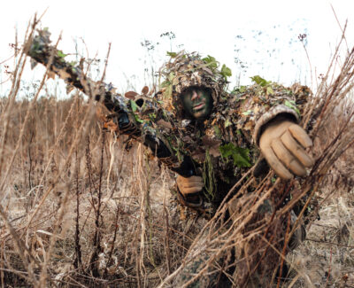 Novritsch 3D GHILLIE SUIT Camouflage Hood - Kreuzotter - obrazek 5