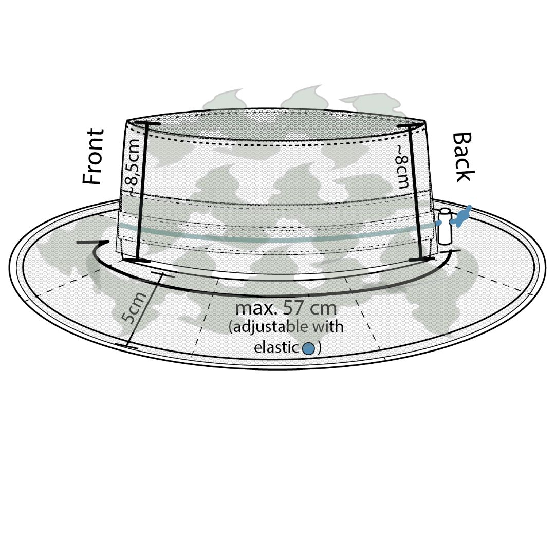 Novritsch 3D LEAF Boonie Hat 2.0 - Kreuzotter OD-A-NOVRITSCH88-KR asgbox.pl Novritsch 3D LEAF Boonie Hat 2.0 - Kreuzotter - obrazek 4