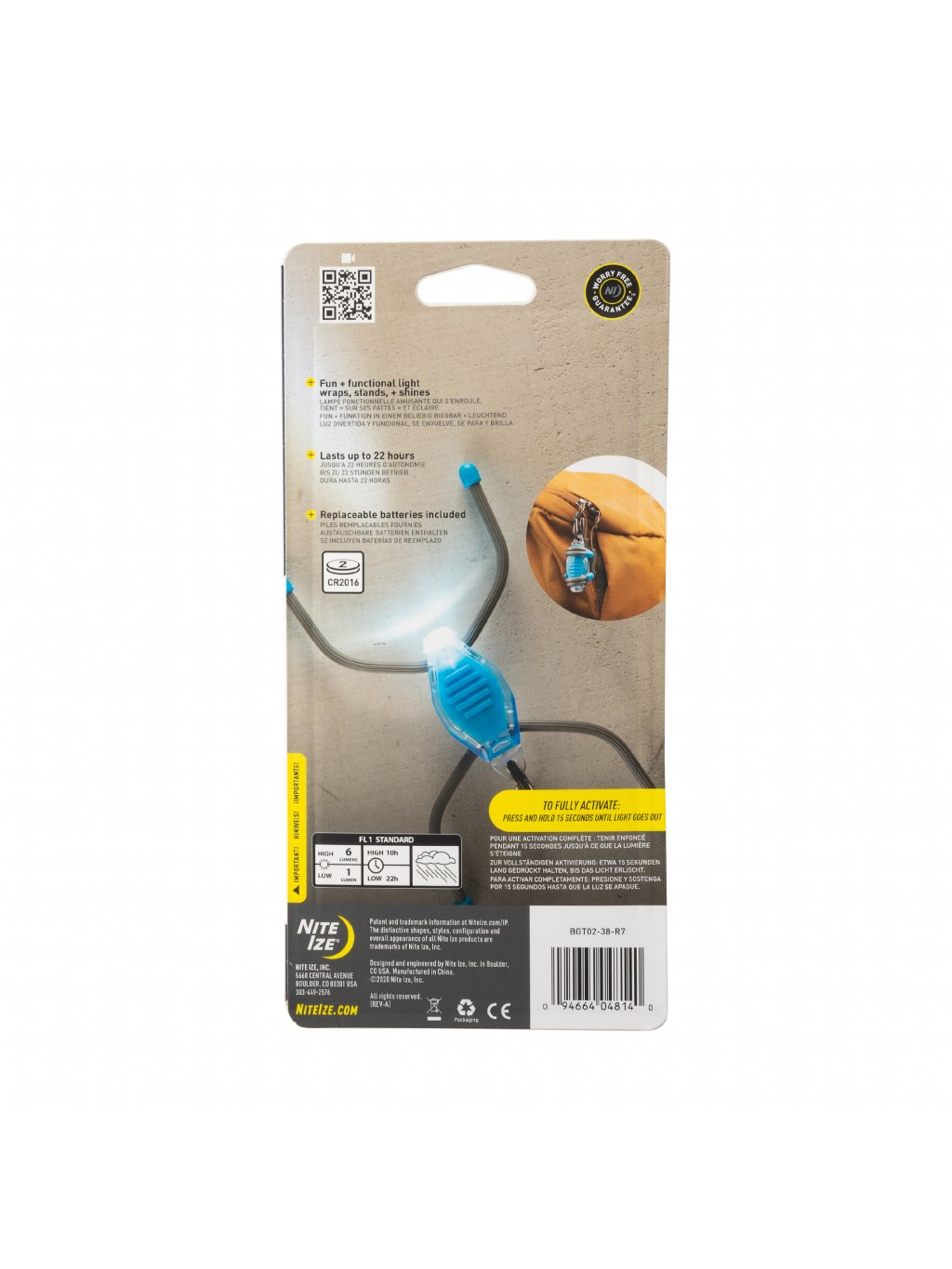 Microlight Nite Ize BugLit(R) - Blue Charcoal OD-A-BGT02-38-R7 asgbox.pl Microlight Nite Ize BugLit(R) - Blue Charcoal - obrazek 3