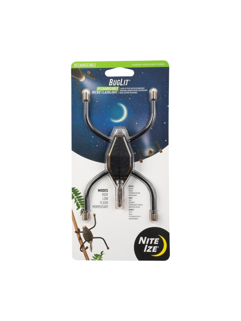 Rechargeable Microlight Nite Ize BugLit(R) - Coyote Black OD-A-BGTR02-29-R7 asgbox.pl Rechargeable Microlight Nite Ize BugLit(R) - Coyote Black - obrazek 2