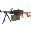 A a K PKM Machine Gun - Black/Light Wood OD-A-AK00046 asgbox.pl
