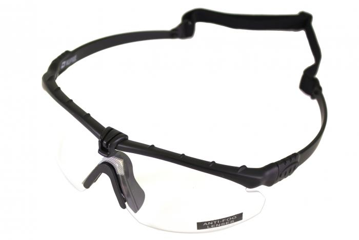NUPROL Safety Glasses BATTLE PRO'S (with Insert), Clear Lens - Black OD-A-NUPROL043-BKCL asgbox.pl NUPROL Safety Glasses BATTLE PRO'S (with Insert), Clear Lens - Black