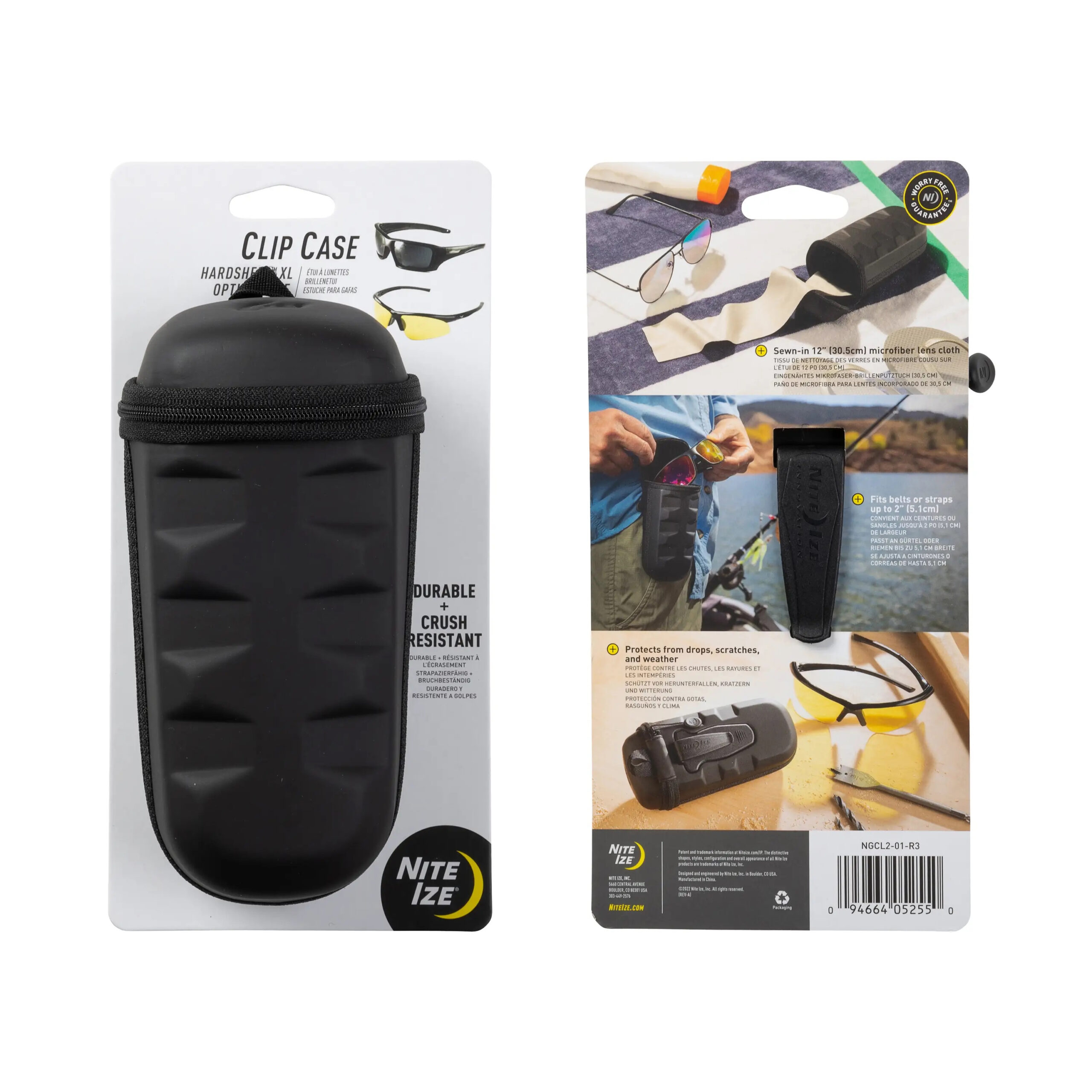 Pouzdro na brýle Nite Ize s klipem Hardshell - XL OD-A-NGCL2-01-R3 asgbox.pl Pouzdro na brýle Nite Ize s klipem Hardshell - XL