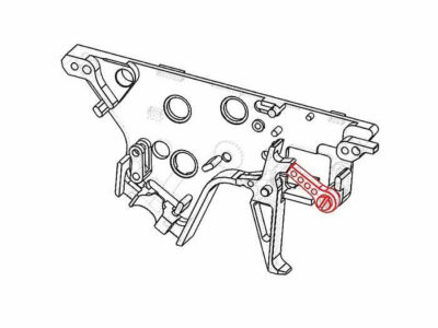 CNC aluminium trigger safety latch - obrazek 2