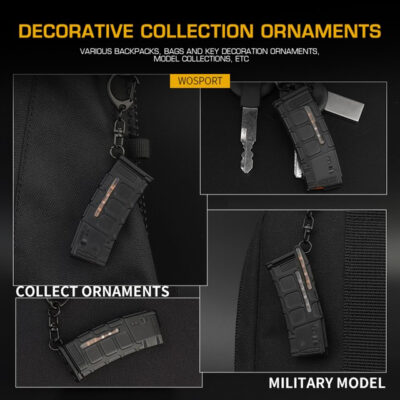 Alternative view of Key chain with carbine - MP MAG, Black