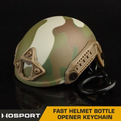Alternative view of FAST Helmet Shape Bottle Opener Keychain - MC