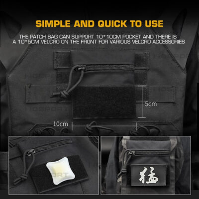 Alternative view of Tactical Patch/Candy Bag (size S) - MC Black