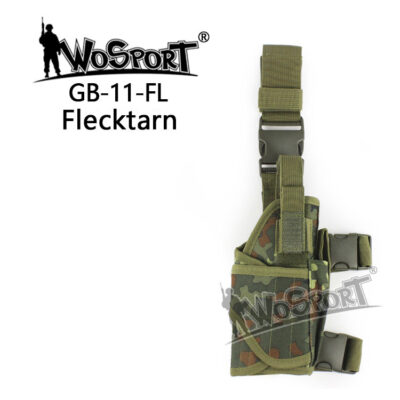 WST Universal Leg Holster TORNADO, Right-Handed - Flecktarn
